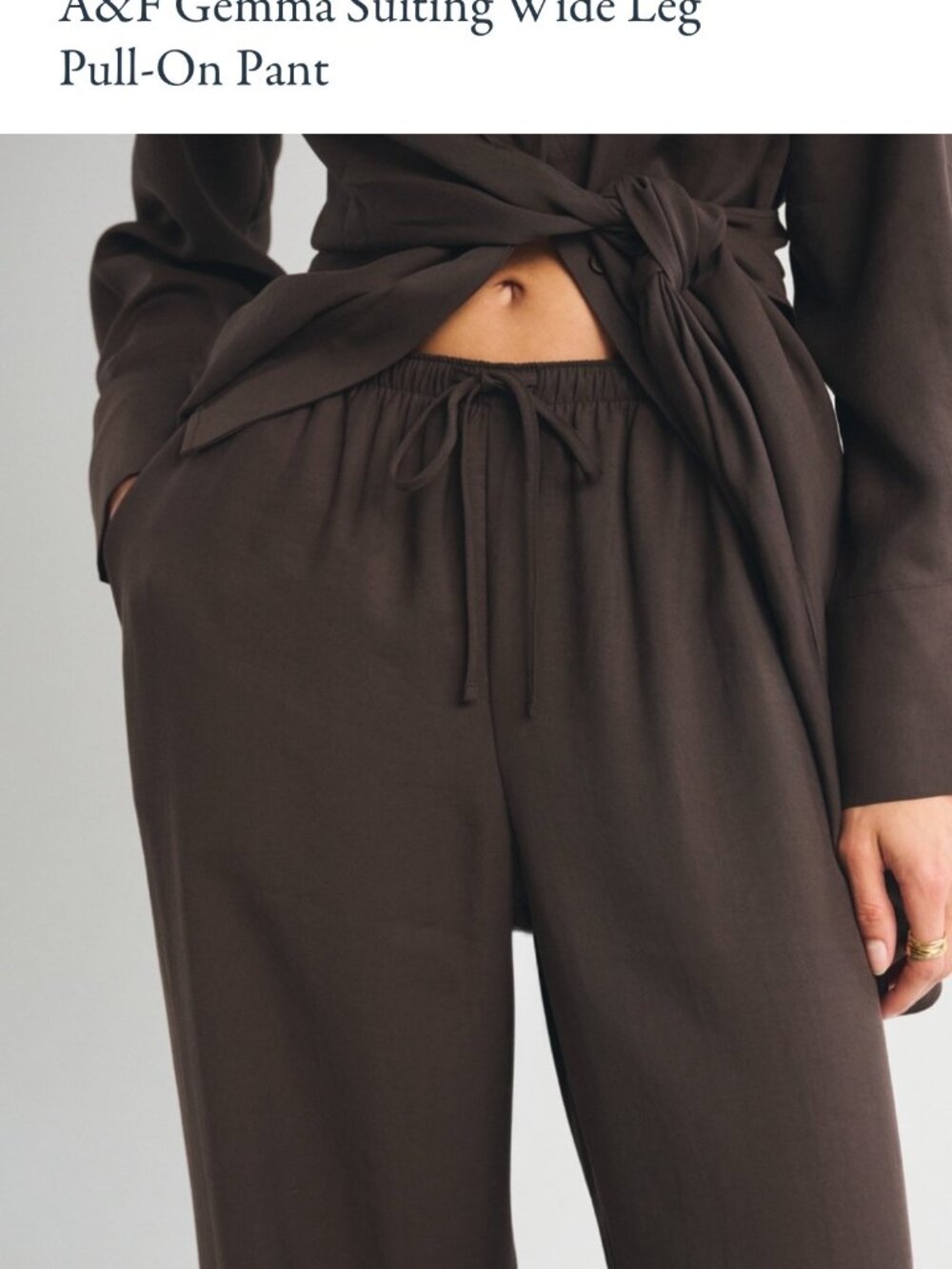 abercrombie gemma pull on pant - Picture 2 of 4